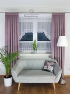 Firany - Firanka do kuchni z zazdrostkami, nowoczesne firanki do kuchni - miniaturka - grafika 1