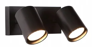 Maxlight Kinkiet Top 2xGU10 czarny - Lampy ścienne - miniaturka - grafika 1