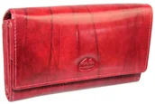 Portfele - Portfel Damski Skórzany El Forest (PL) Skóra Bydlęca 856 58 RFID BORDOWY 15 x 9 x 3 [cm] - miniaturka - grafika 1