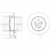 Tarcze hamulcowe - Tarcza hamulcowa DELPHI BG3777 - miniaturka - grafika 1