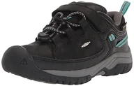 Buty dla chłopców - KEEN Dziecko Targhee Niskie Wodoodporne Buty turystyczne, Czarna gwiazda biała, 25-26 EU - miniaturka - grafika 1