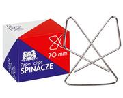 Spinacze i klipsy do papieru - Paper Clamps Spinacze krzyżowe 70mm 12 szt, Paper Clamps - miniaturka - grafika 1