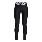 Legginsy - Dziewczęce legginsy treningowe Under Armour HG Legging - czarne - miniaturka - grafika 1