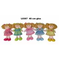Lalki dla dziewczynek - LALKA SZMACIANA Z GLOSEM 40CM ROZ PLPL SA FOL Sun-Day - miniaturka - grafika 1