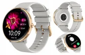 Smartwatch - SMARTWATCH AMOLED DAMSKI DLA KOBIETY ROZMOWY POMIARY SPORT MENU PL - miniaturka - grafika 1