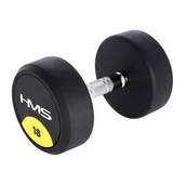 Hantle i ciężarki - HMS HG PRO 18 KG HANTLE GUMOWANE HMS - miniaturka - grafika 1