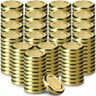 Pojemniki kuchenne - Metalowe wieczka Tranas 33mm złoty, 200 szt. - miniaturka - grafika 1