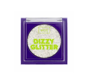 WIBO DIZZY GLITTER BROKATOWY CIEŃ DO POWIEK 1 SREBRNY - Cienie do powiek - miniaturka - grafika 1