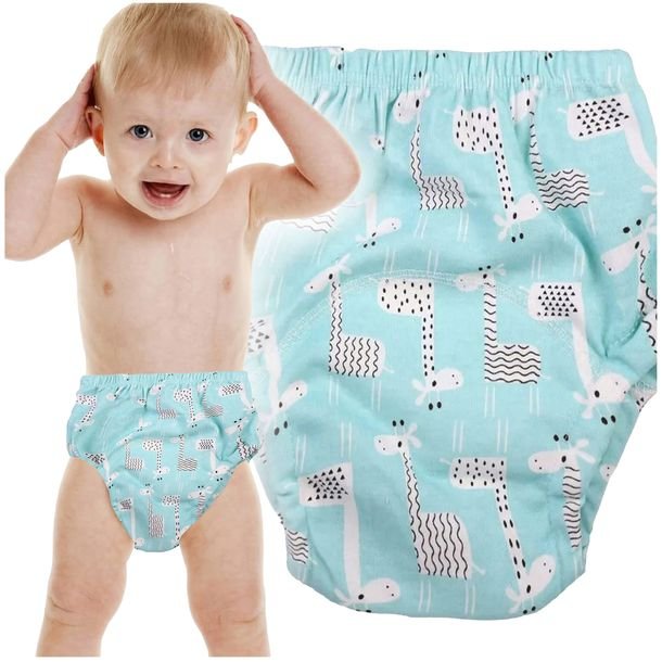 Majtki Treningowe Dla Dzieci 12-19kg Pieluchy Do Nauki Sikania Niebieskie L