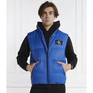 CALVIN KLEIN JEANS Puchowy bezrękawnik | Regular Fit - Kamizelki męskie - miniaturka - grafika 1
