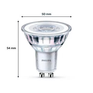 Philips żarówka LED GU10 4,6W 355lm 827 36° 2 szt. - Żarówki LED - miniaturka - grafika 1