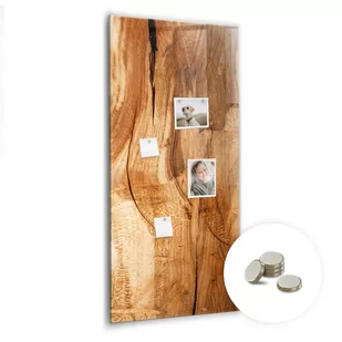 Magnetyczny Organizer na Ścianę 120x60 cm - Naturalne drewno - Tablice i flipcharty - miniaturka - grafika 1
