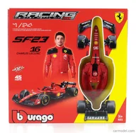 Samochody i pojazdy dla dzieci - Bburago bolid f1 ferrari sf-23 charles leclerc 124 bburago do złożenia - model lub pojazd - miniaturka - grafika 1