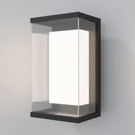 Lampy ogrodowe - Baker Street kinkiet elewacyjny LED 10W 3000K czarny O021WL-L10B3K - miniaturka - grafika 1