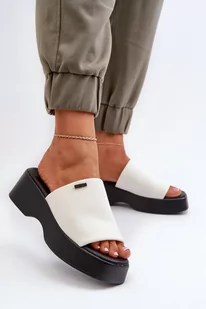 Klapki Damskie Big Star NN274022 Białe-38 - Klapki i japonki damskie - miniaturka - grafika 1