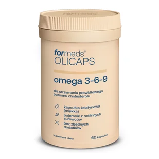 ForMeds Olicaps Omega 3-6-9, 60 kapsułek - Witaminy i minerały - miniaturka - grafika 1
