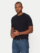 Koszulki męskie - Tommy Hilfiger T-Shirt Essential MW0MW37267 Granatowy Regular Fit - miniaturka - grafika 1