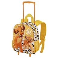 Plecaki - Król Lew Africa -Mały Plecak 3D na Kółkach, Żółty, 26 x 34 cm, Pojemność 12,5 L - miniaturka - grafika 1