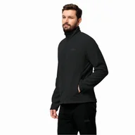 Bluzy męskie - Męska bluza polarowa Jack Wolfskin TAUNUS FZ M black - S - miniaturka - grafika 1