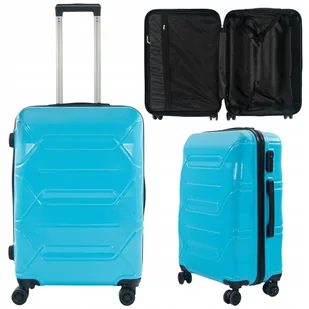 ŚREDNIA WALIZKA PODRÓŻNA XL 63 L ABS BAGAŻ na KÓŁKACH Lekka Twarda Samolot - Walizki ŚREDNIA WALIZKA PODRÓŻNA XL 63 L ABS BAGAŻ na KÓŁKACH Lekka Twarda Samolot - Walizki - miniaturka - grafika 1