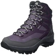 Buty trekkingowe damskie - Jack Wolfskin Damskie buty trekkingowe Rebellion Guide Texapore Mid W, Purple Grey, 38 EU - miniaturka - grafika 1