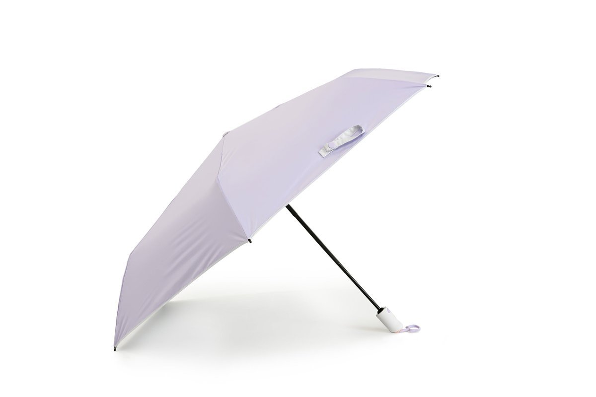 Parasol Miau składany mini automatyczny fioletowy