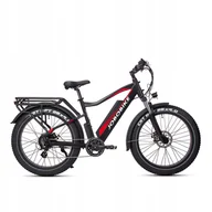 Rowery elektryczne - Rower Elektryczny, Jobobike, 25 Km/h, zasięg 70 Km, Czarny - miniaturka - grafika 1