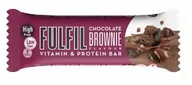 Przekąski dla dzieci - Fulfil Chocolate Brownie Vitamin & Protein Bar 40G - miniaturka - grafika 1