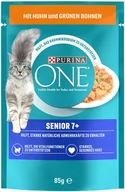 Mokra karma dla kotów - Korzystny zestaw Purina ONE - Senior 7+, Kurczak z zieloną fasolką, 26 x 85 g - miniaturka - grafika 1