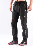 Spodnie rowerowe - RockBros Spodnie rowerowe termiczne ochrona przed wodą i wiatrem rozmiar L czarne - miniaturka - grafika 1