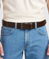 Paski - Pasek Lee LEATHER BELT LOGO BUCKLE 112331209 LP655024 Dark Brown 95 - miniaturka - grafika 1