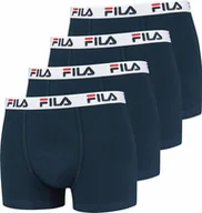 Majtki męskie - Bokserki męskie FILA, 2-pak - bawełna, jednokolorowe, granatowe S (małe) - miniaturka - grafika 1