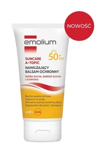 Emolium Suncare A-Topic SPF 50 Nawilżający balsam ochronny, 150 ml - Balsamy i kremy do opalania - miniaturka - grafika 1