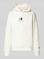 Koszulki męskie - Bluza z kapturem z wyhaftowanym logo - miniaturka - grafika 1