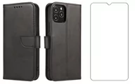 Etui i futerały do telefonów - Magnet Braders Etui z Klapką Smart Case + Szkło Hartowane do Xiaomi Redmi 9 - miniaturka - grafika 1