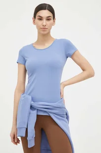 4F t-shirt damski kolor niebieski - Koszulki sportowe damskie - miniaturka - grafika 1
