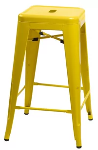 D2.Design Hoker Paris 75cm żółty insp. Tolix 64193 - Taborety i hokery - miniaturka - grafika 1