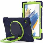 Etui do czytników e-book - TECH-PROTECT Etui na Galaxy Tab A8 10.5 X200/X205 TECH-PROTECT X-Armor Granatowo-zielony - miniaturka - grafika 1