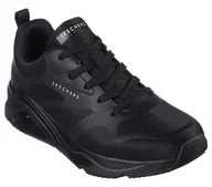 Półbuty męskie - SKECHERS CZARNE MĘSKIE BUTY SPORTOWE TRES-AIR 45 - miniaturka - grafika 1