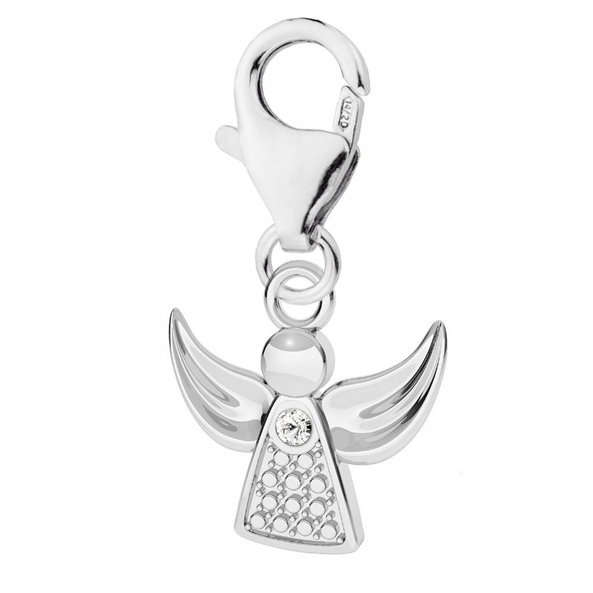Zawieszka wisząca Anioł Aniołek srebro 925