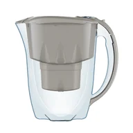 Dzbanki filtrujące - Dzbanek filtrujący Aquaphor Amethyst 2,8l z licznikiem + wkład Maxfor B25 - Szary - miniaturka - grafika 1