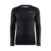 Koszulki męskie - Koszulka męska Craft Core Wool Merino LS Black S - miniaturka - grafika 1
