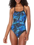 Stroje kąpielowe - TYR damski kostium kąpielowy z diamentem Axis NIEBIESKI 36 - miniaturka - grafika 1