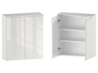 Szafki łazienkowe - Szafka nad Pralkę ETH 60 cm 2D - Kaszmir Wysoki Połysk - miniaturka - grafika 1