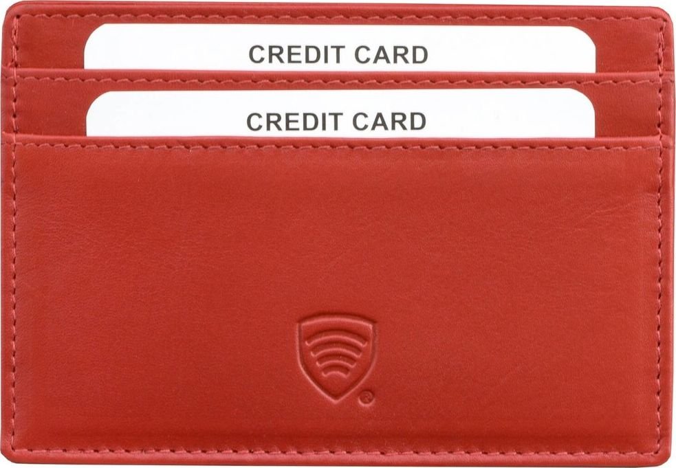 KORUMA Czerwone etui na karty antyRFID - Koruma KUK-31PR Uniwersalny