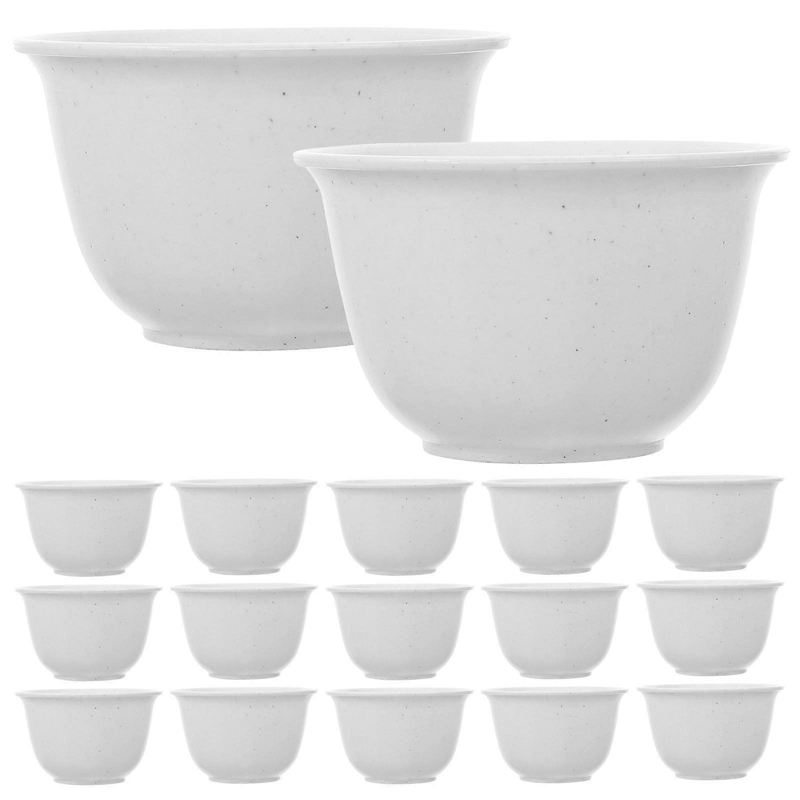 48 sztuk Filiżanka do herbaty Vintage Miska do herbaty Klasyczna filiżanka do herbaty Filiżanka do herbaty domowej Zagęszczona chińska herbata Biał...