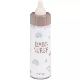 Baby Nurse: Magiczna butelka z mlekiem - różowo-biała - Akcesoria dla lalek - miniaturka - grafika 1