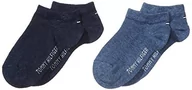 Skarpetki damskie - Tommy Hilfiger Skarpety dziecięce do sneakersów, uniseks, Jeans, 39/42 EU - miniaturka - grafika 1