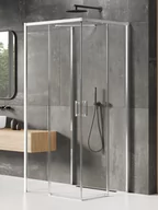 Kabiny prysznicowe - New Trendy Kabina Prysznicowa Prime 100X90 Prostokątna Przyścienna Chrom Prawa K-1521 - miniaturka - grafika 1