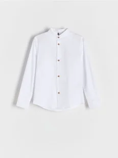 Reserved - Elegancka koszula regular fit - biały - Bluzki dla chłopców - miniaturka - grafika 1